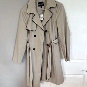 Express beige trench coat